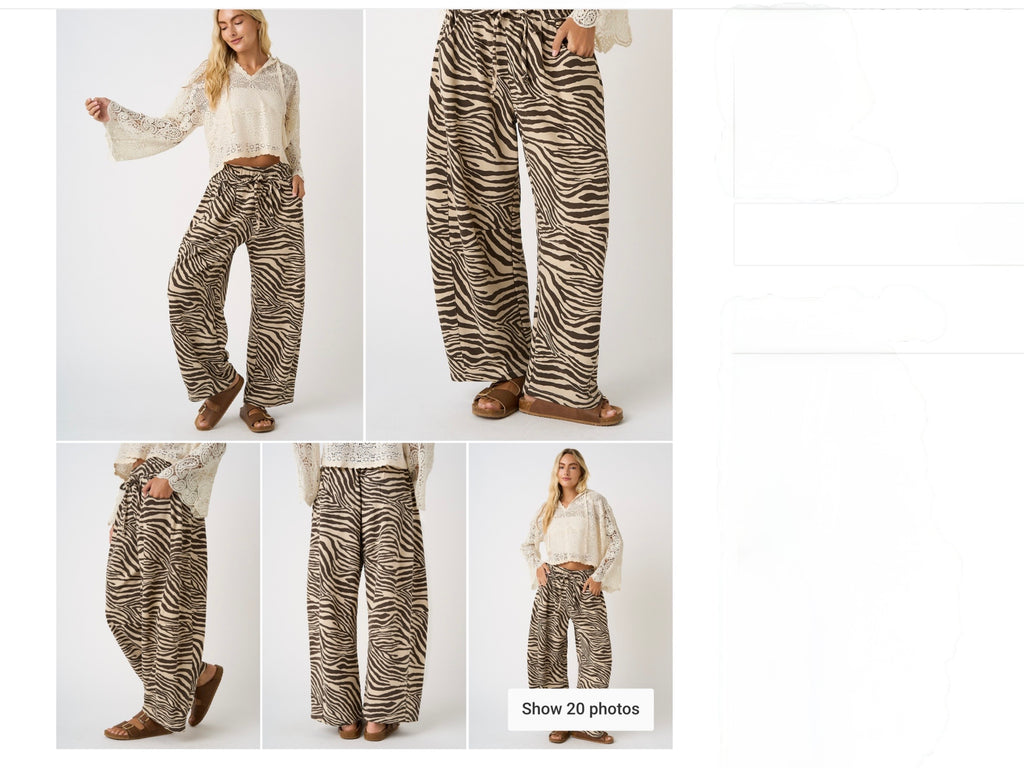 Zebra Pants