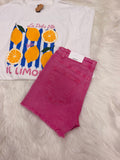Bright Pink Zenana Shorts