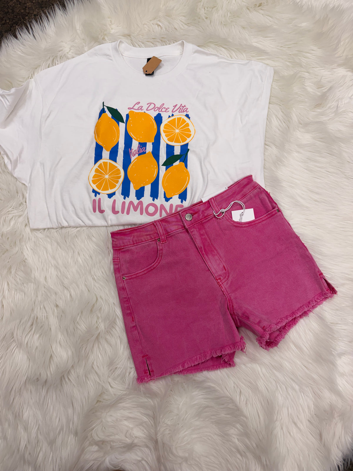 Bright Pink Zenana Shorts