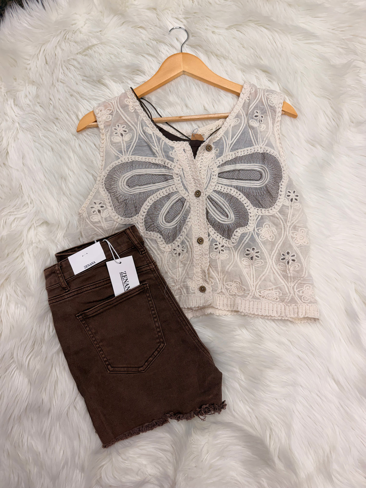 Dark Chocolate Brown Zenana Shorts