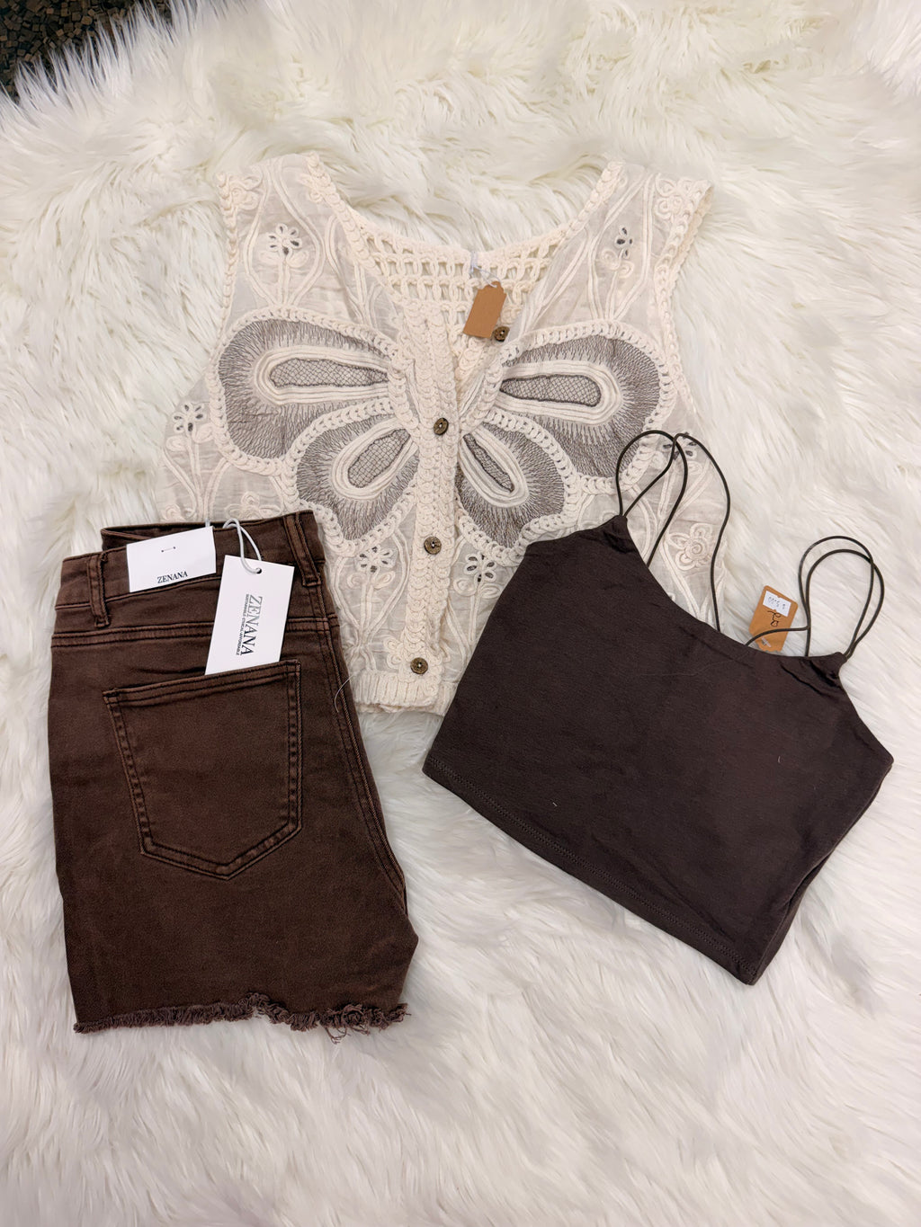 Dark Chocolate Brown Zenana Shorts