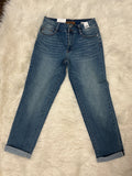 Mid Rise Slim Boyfriend Jeans Double Button Judy Blue