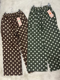 Polka Dot Jogger Pants