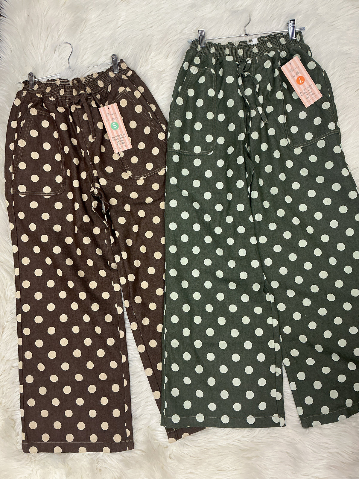 Polka Dot Jogger Pants