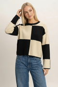 Color block SWEATER