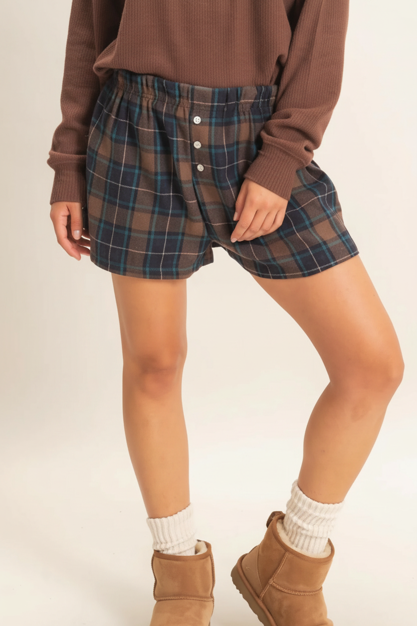Flannel Shorts